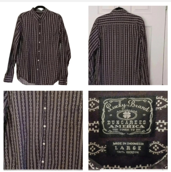 🍭🌹MEN'S lucky brand button-down shirt - Picture 1 of 9